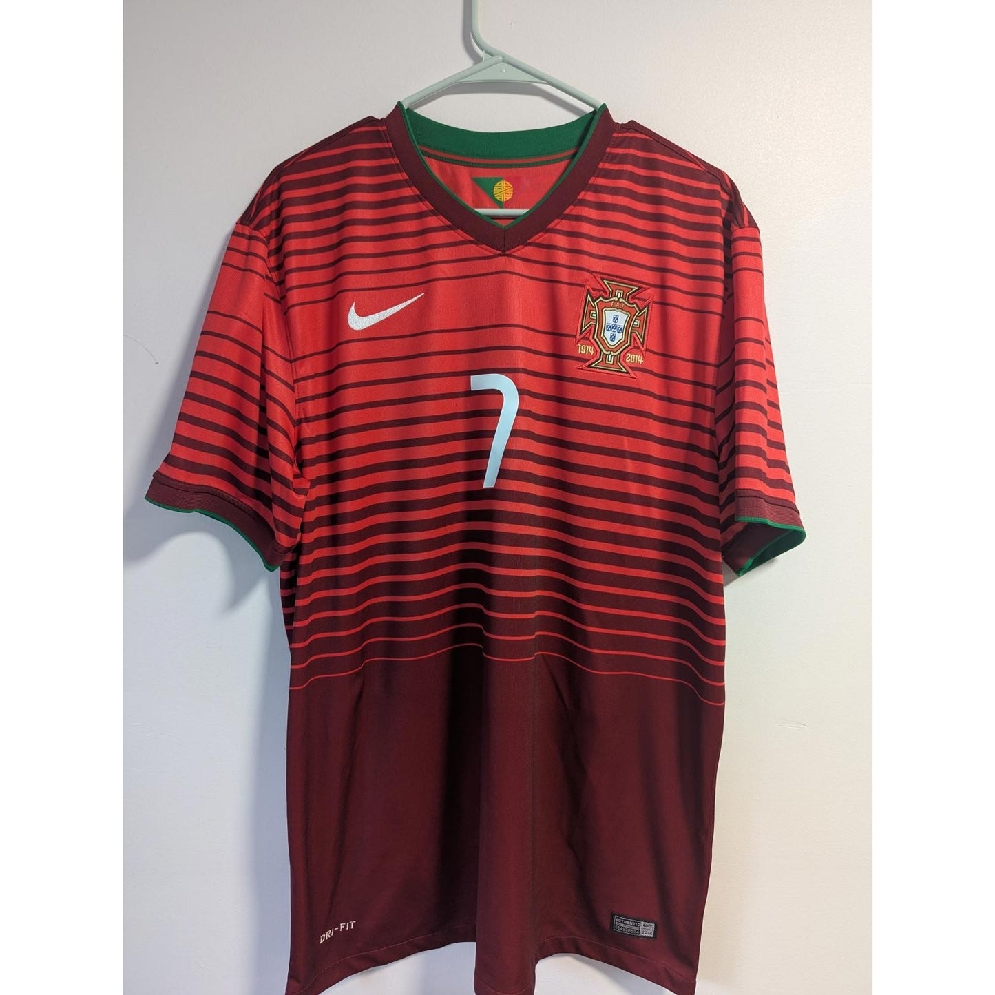 Portugal 2014 Home Cristiano Ronaldo Soccer Jersey - Men XL