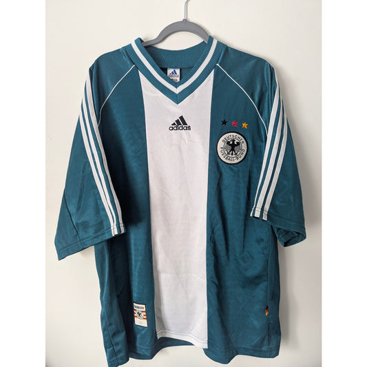 Germany 1998 Away Jersey Men’s XL Authentic Adidas Vintage Soccer Shirt