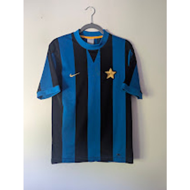 Inter Milan Heritage Jersey Men's Medium Nike Rare Blue Black Nerazzurri Shirt