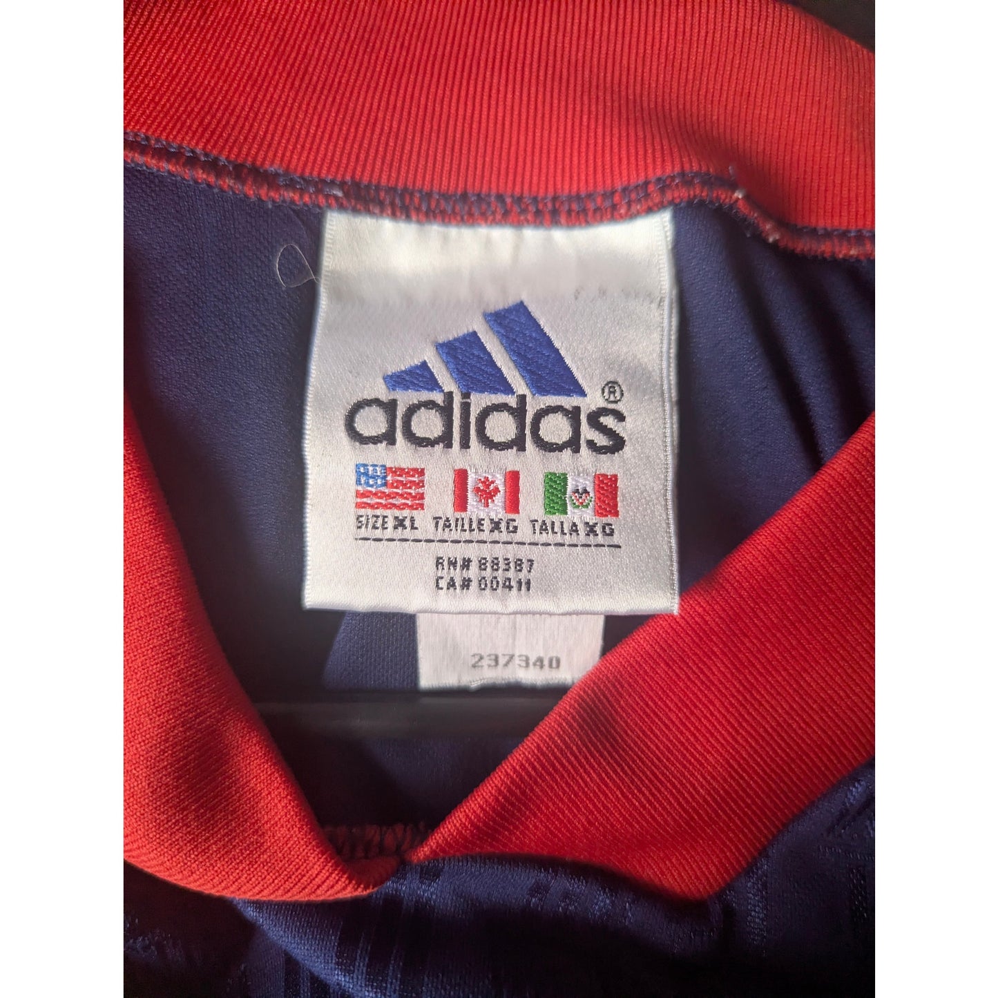 DC United 1997 Third Vintage Jersey – Men’s XL | Ultra Rare Adidas Early MLS Football Shirt