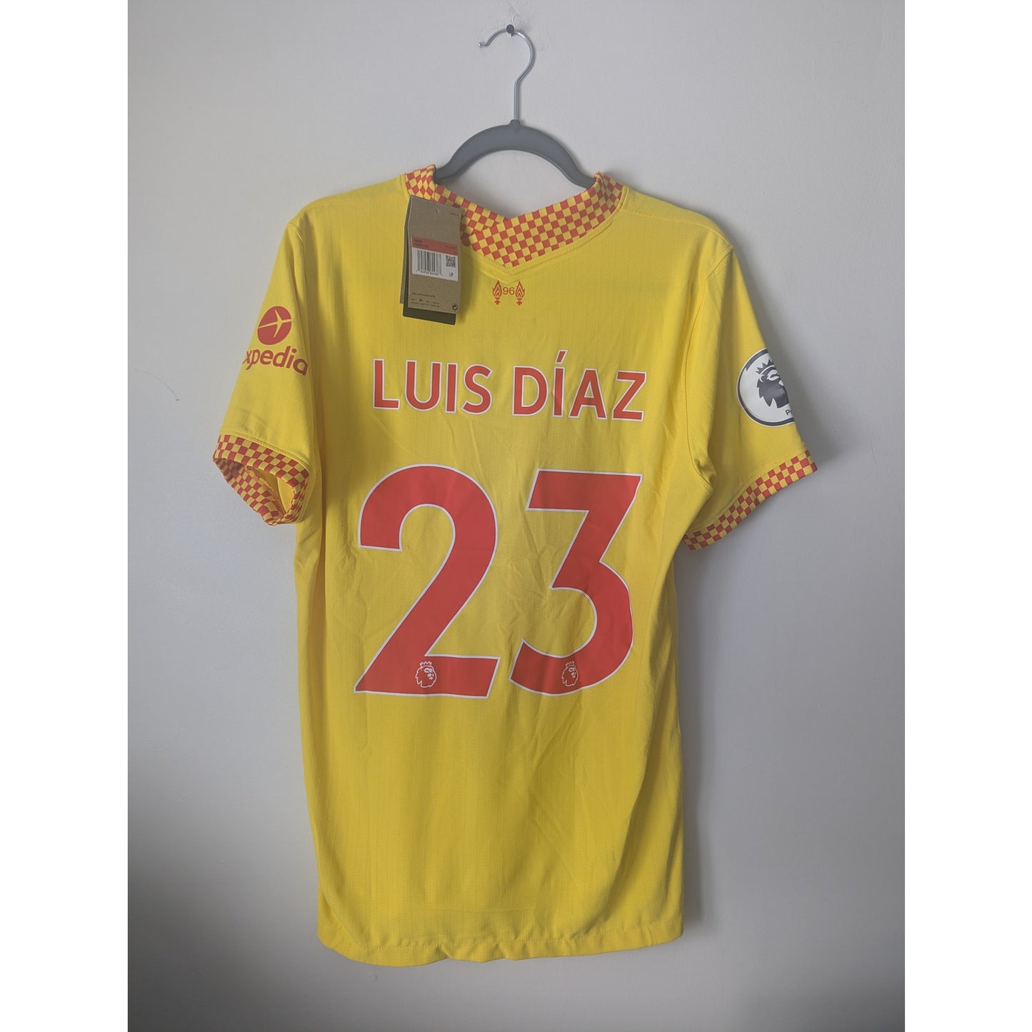Liverpool 2021-2022 Third Luis Diaz Jersey - Men's Large - NWT - Player Version