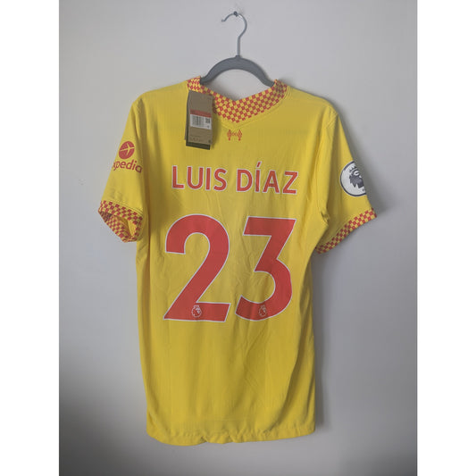 Liverpool 2021-2022 Third Luis Diaz Jersey - Men's Large - NWT - Player Version