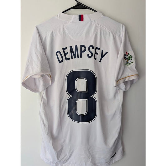 USA 2006 Home Clint Dempsey Jersey Men's Medium Nike World Cup Fully Patched