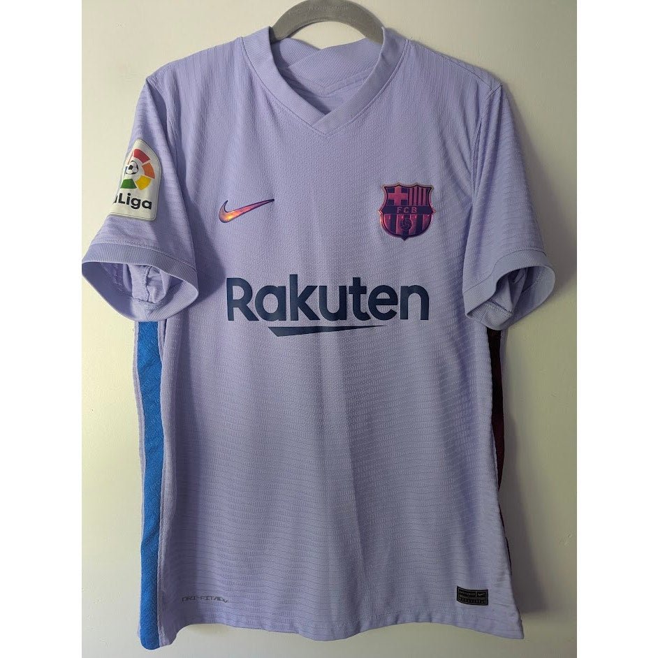 FC Barcelona 2021-22 Away Pedri Jersey Men’s Large Nike ADV Player Version Purple