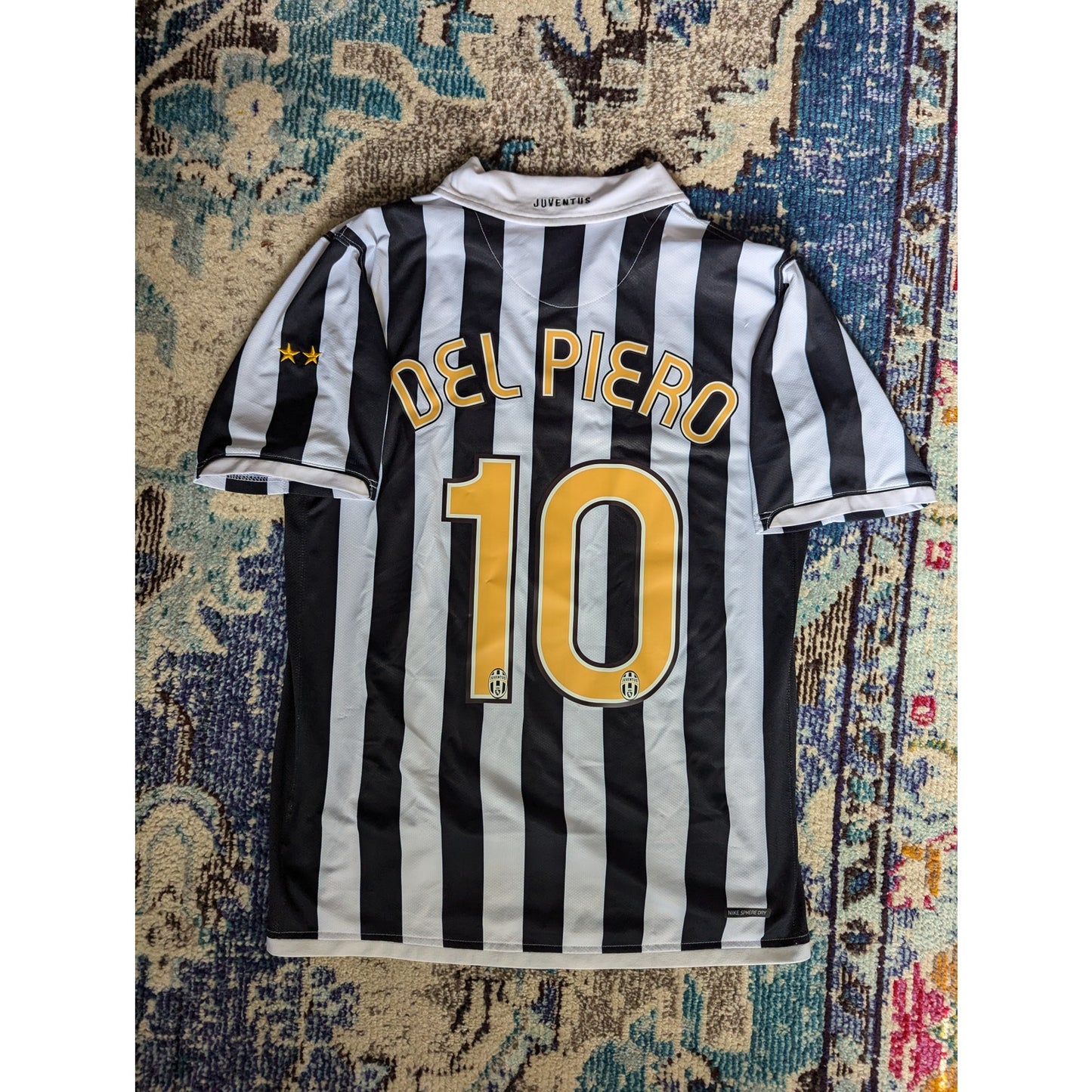 Juventus 2006–2007 Home Del Piero Jersey - Men’s Large