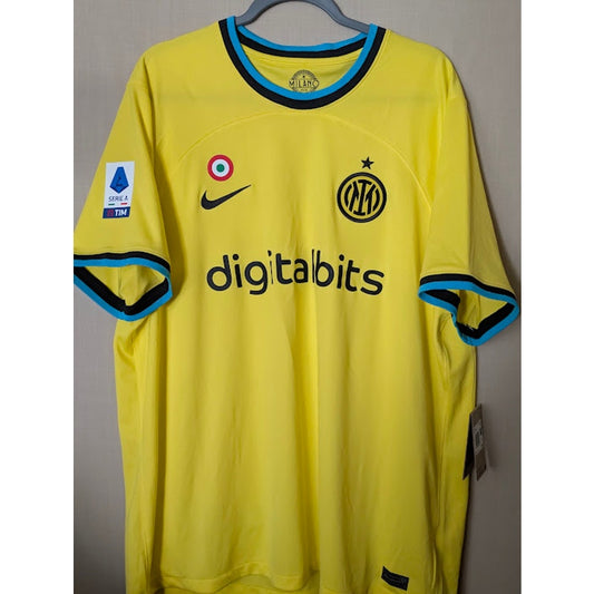 Inter Milan 2022-23 Third Lautaro Martinez #10 Jersey Mens XXL Nike Serie A Fully Patched NWT