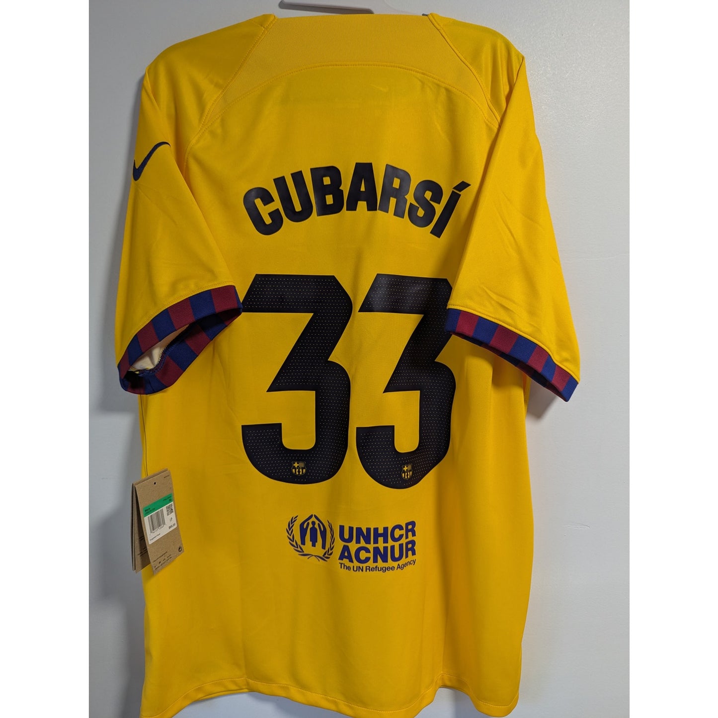 FC Barcelona 2023-24 Fourth Pau Cubarsi Jersey - Men's XL - NWT