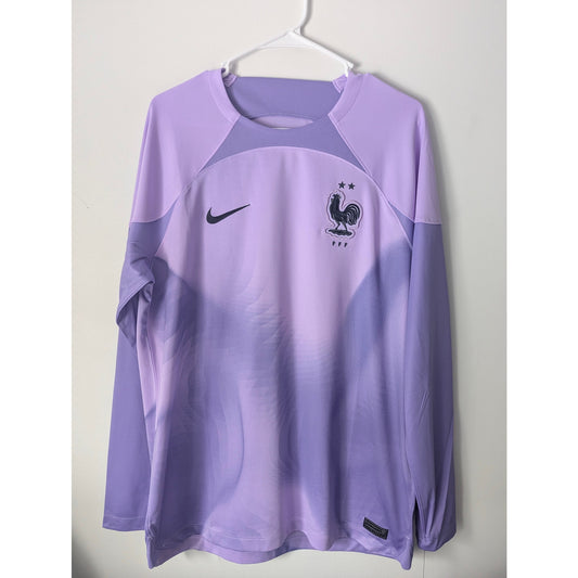 France 2022 Goalkeeper Jersey – Men’s Large (NWT)