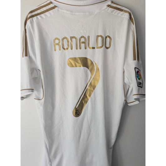 Real Madrid 2011-12 Home Cristiano Ronaldo #7 Jersey Mens Large adidas Climacool