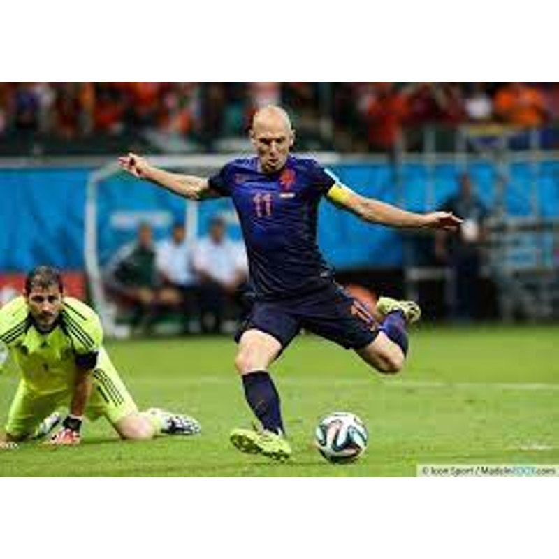 Netherlands 2014 Away Arjen Robben Jersey - Men's XL