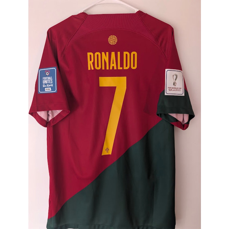 Portugal 2022 Home Cristiano Ronaldo #7 Jersey Mens Large Nike World Cup Vintage