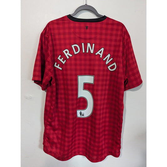 Manchester United 2012-13 Ferdinand Jersey - Men’s XL