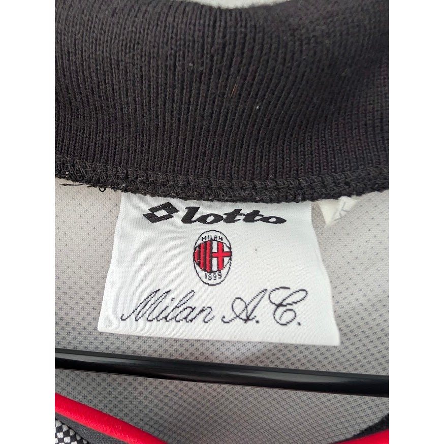AC Milan 1997-98 Lotto Opel Training Shirt Men's XL Made in Italy