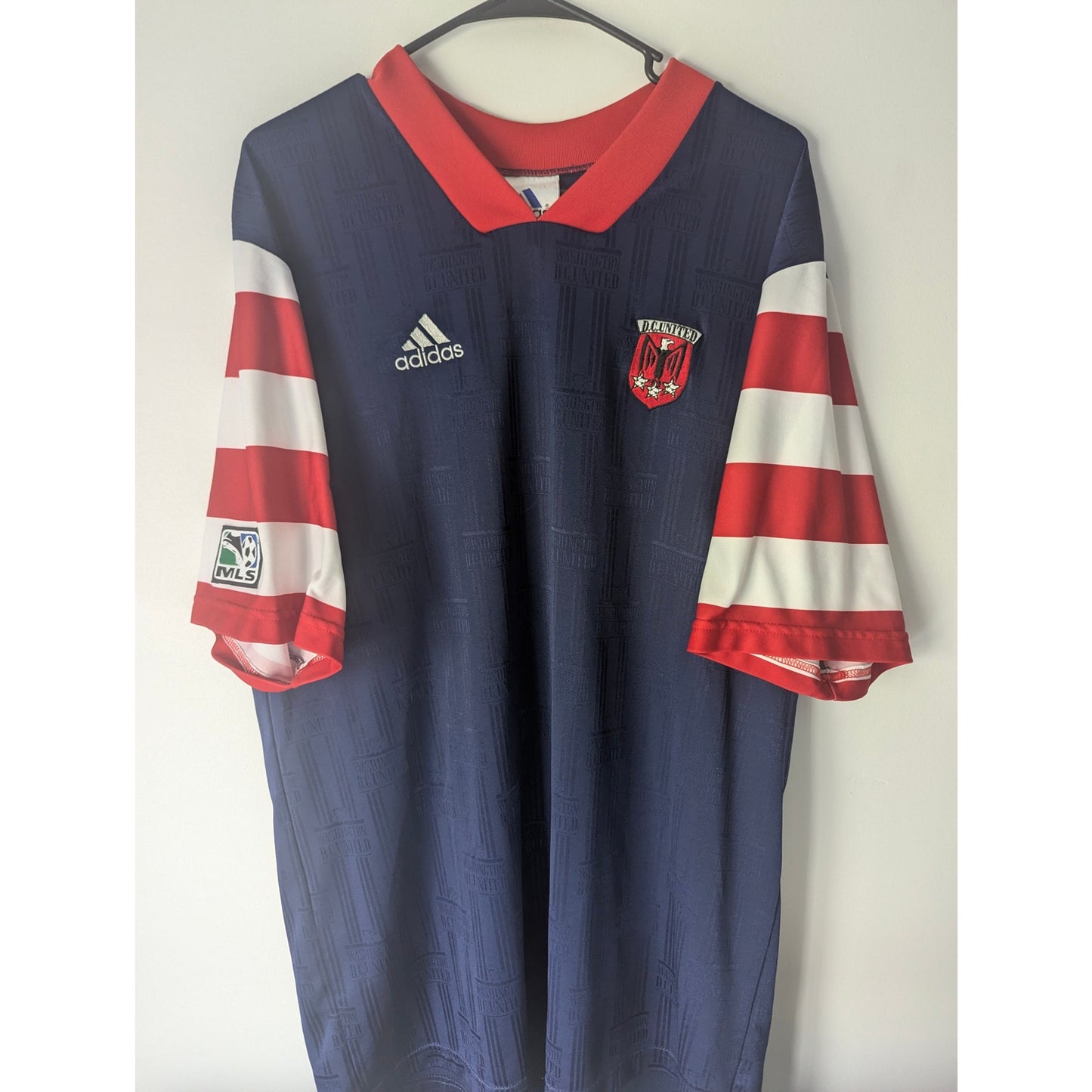 DC United 1997 Third Vintage Jersey – Men’s XL | Ultra Rare Adidas Early MLS Football Shirt
