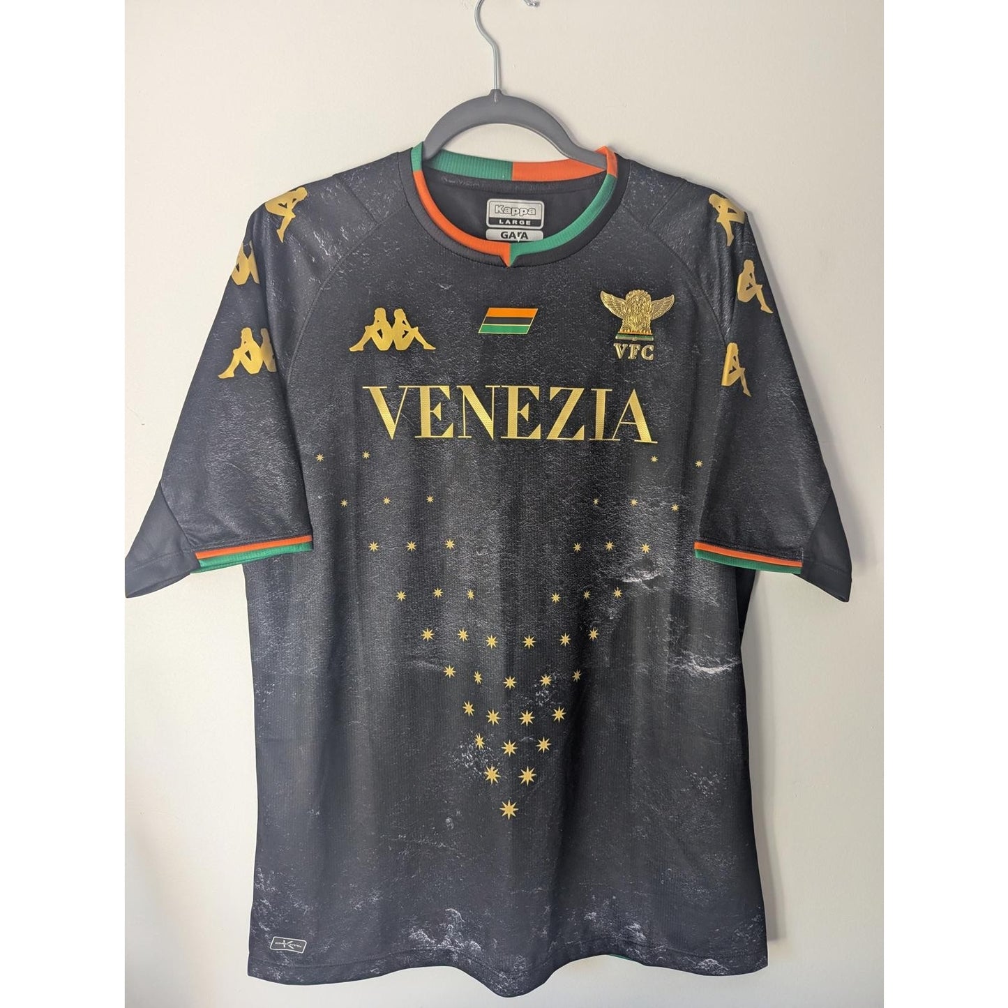 Venezia FC 2021-22 Home Jersey – Men’s Large – Authentic Kappa Viral Kit