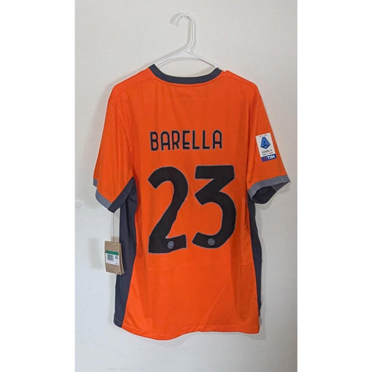 Inter Milan 2023-24 Third Nicolo Barella Jersey | TMNT | Men's XL NWT Authentic
