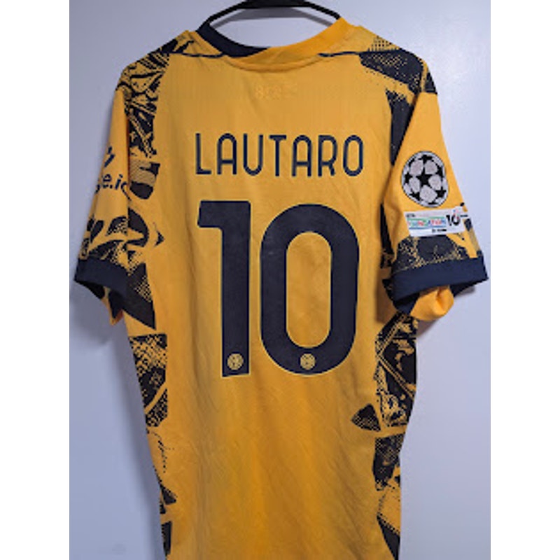 Inter Milan 2024-25 fourth Lautaro Martinez jersey, Nike, men's large
