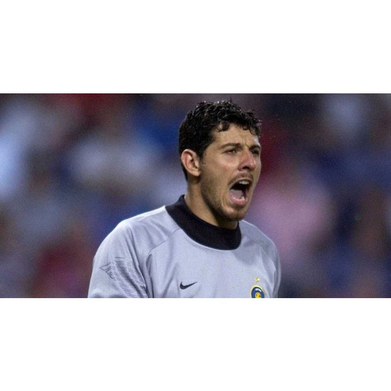 Inter Milan 2000-01 Goalkeeper Jersey LS Men's Large Authentic Vintage Nike Pirelli