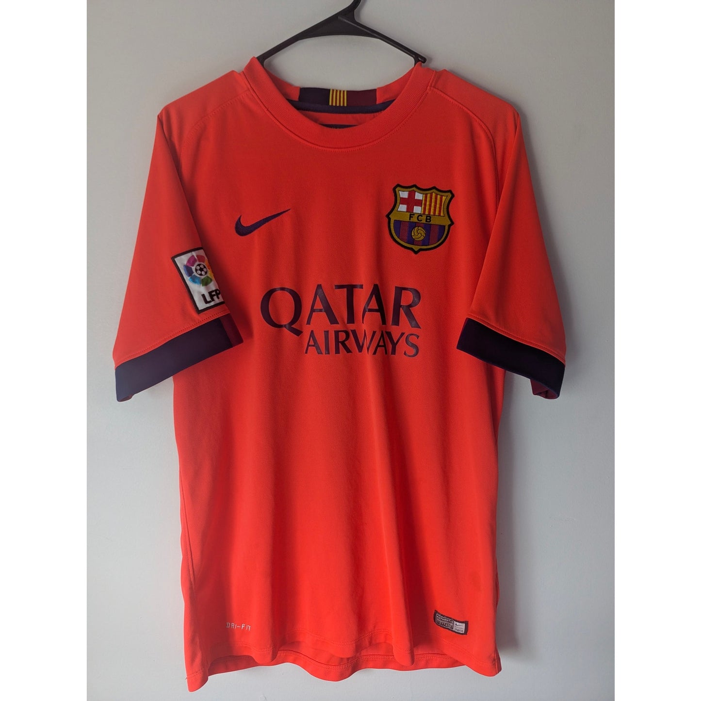 FC Barcelona 2014-15 Away Luis Suarez Jersey - Men's Large