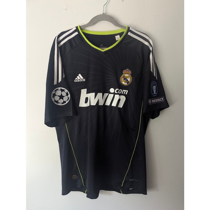 Real Madrid 2010-11 Away Cristiano Ronaldo Jersey Men’s Large Adidas UCL Fully Patched