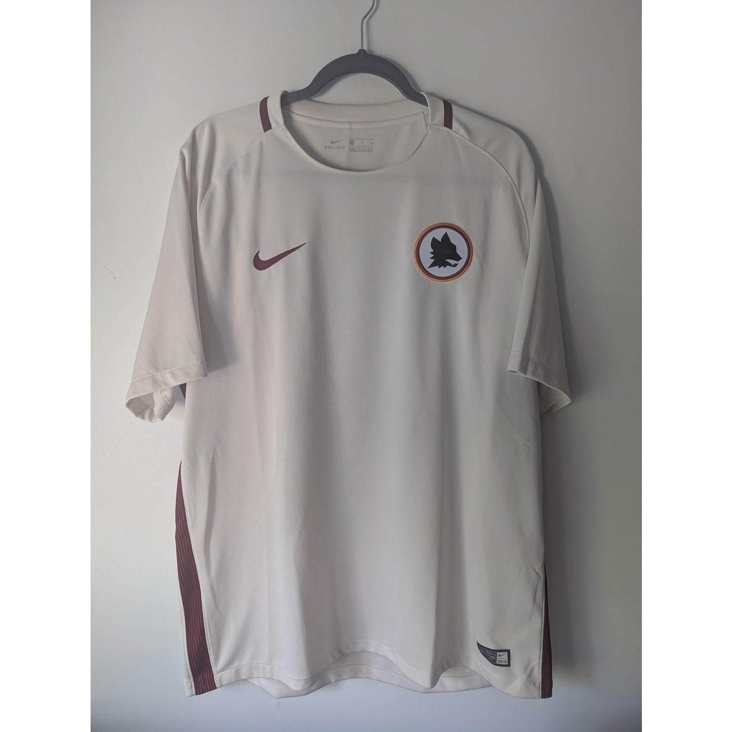 AS Roma 2016-17 Away Jersey – Men's XL – Extremely Rare – Nike – Authentic