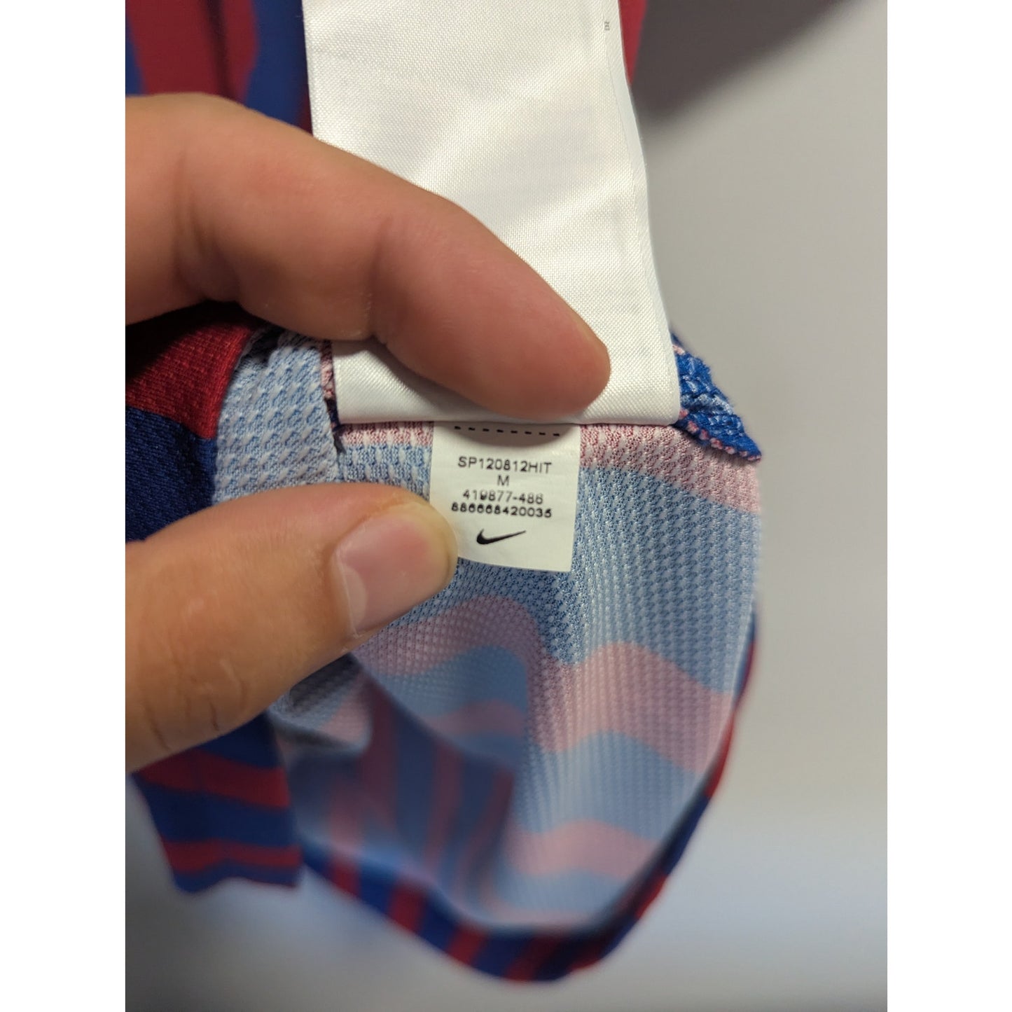 FC Barcelona 2011-12 Home Fabregas Jersey Men's Medium Authentic Nike Kit