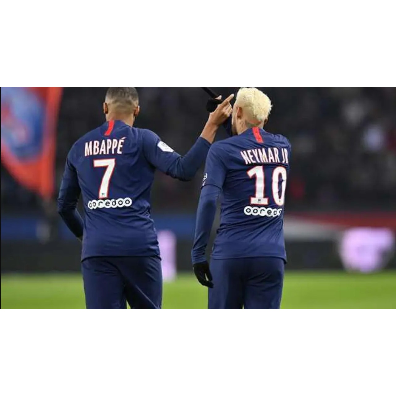 PSG 2019-2020 Home Mbappe Jersey Soccer LS Authentic Nike Retro Men Large