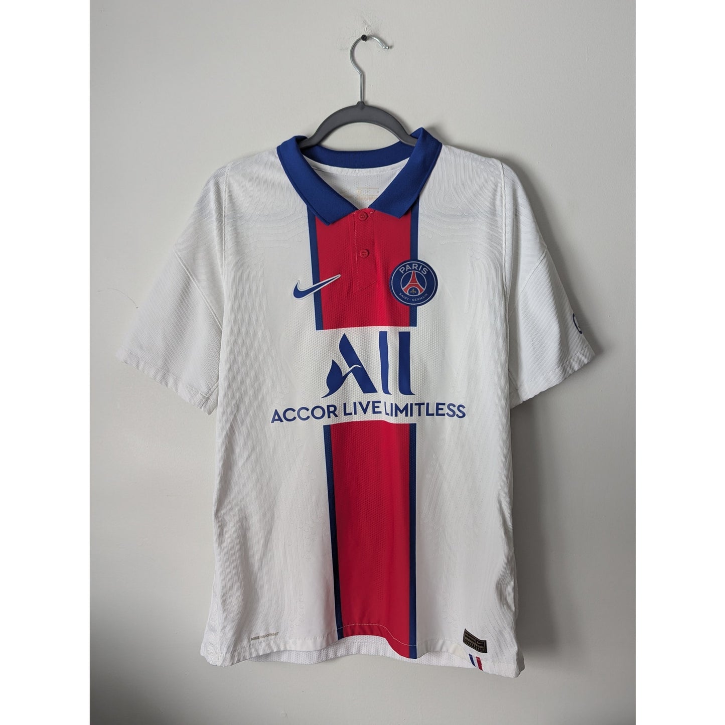 PSG 2020-2021 Away Kylian Mbappe Jersey - Men's Large - Nike Vaporknit Player Version