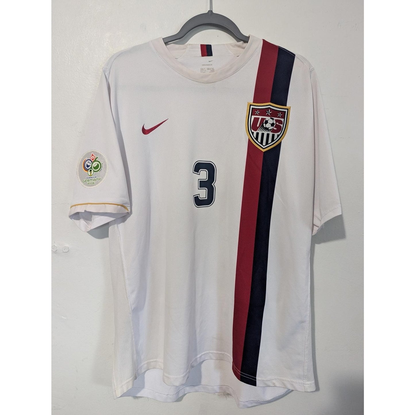 USA 2006 Home Carlos Bocanegra Jersey – Authentic Vintage Nike Kit Men’s XL
