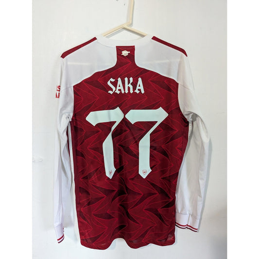 Arsenal 2020-21 Home Saka Jersey LS - Men's Large