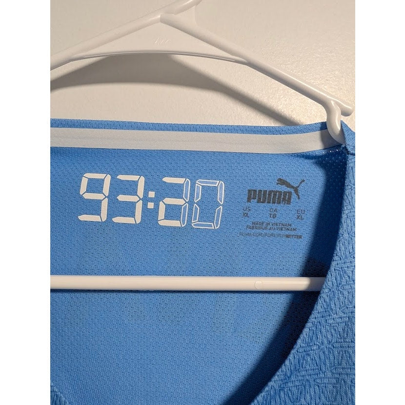Manchester City 2021-22 Home Bernardo Silva Jersey Men's XL PUMA Authentic Player Version EPL Fully Patched