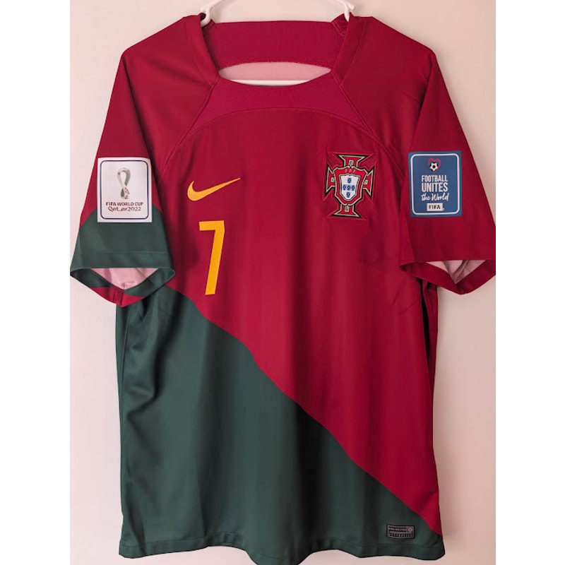 Portugal 2022 Home Cristiano Ronaldo #7 Jersey Mens Large Nike World Cup Vintage