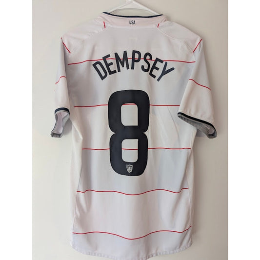 USA 2008 home Clint Dempsey jersey, vintage Nike, men's small