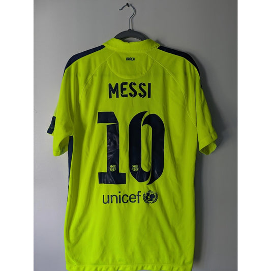 FC Barcelona 2014-15 Away UCL Messi Jersey - Men's L