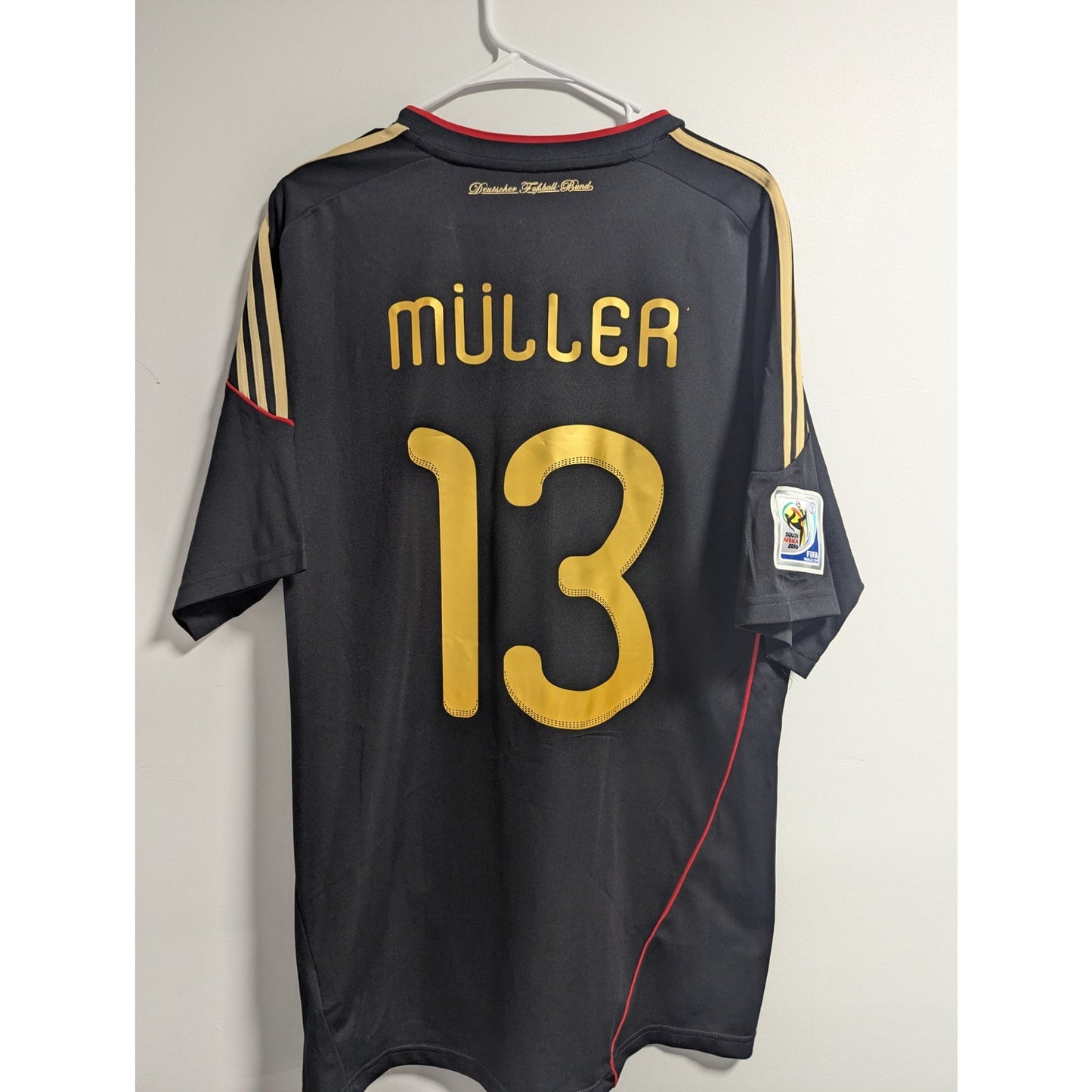 Germany 2010 Away Thomas Muller Jersey - Men's XL - 2010 World Cup
