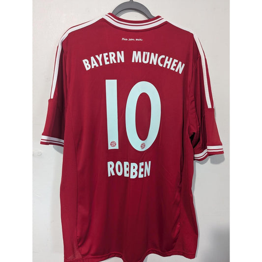 Bayern Munich 2013-14 Home Jersey – Arjen Robben #10 – Men’s 2XL