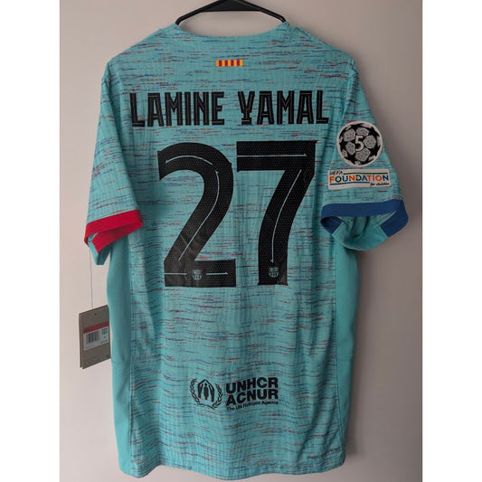FC Barcelona 2023-24 third Lamine Yamal Nike ADV jersey, men's large