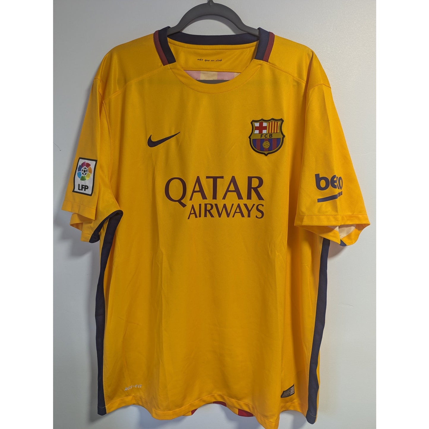 FC Barcelona 2015-16 Away Lionel Messi Jersey - Men's XXL