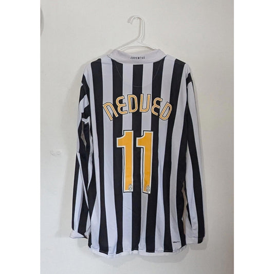 Juventus 2006-07 Home Paul Nedved Jersey - Men's XL - Longsleeve