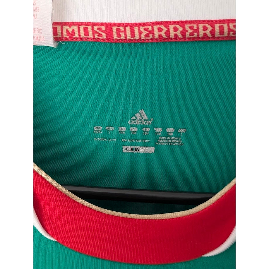 Mexico 2011 Home Jersey Youth Large adidas Green Vintage National Team Shirt