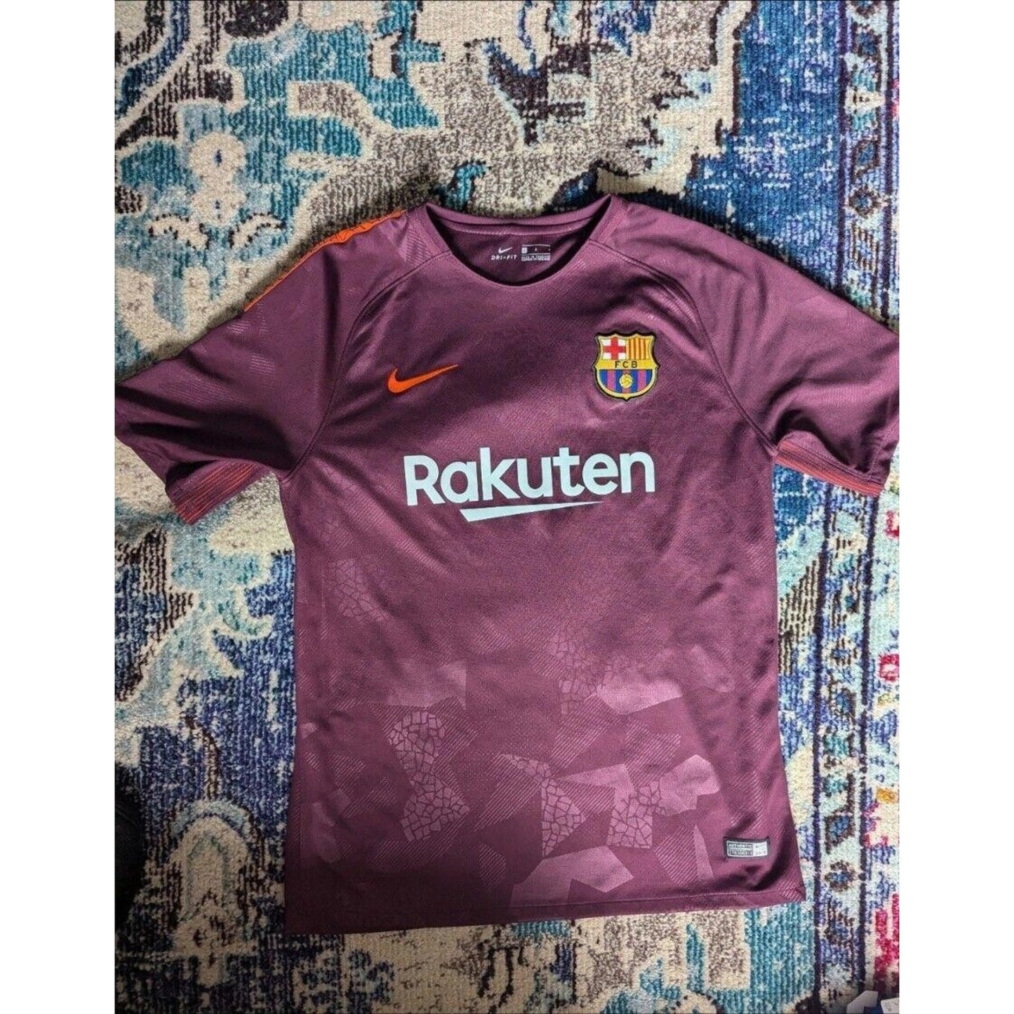 FC Barcelona 2017-18 Third Messi Jersey - Men's Large