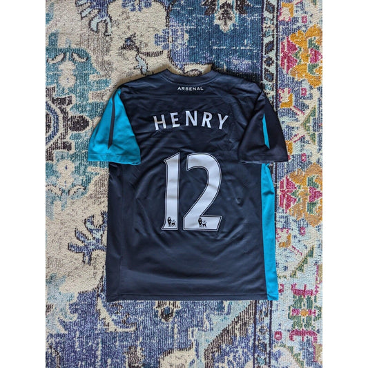 Arsenal 2011-12 Away Thierry Henry #12 Jersey — Authentic Nike Men’s Large Vintage Kit