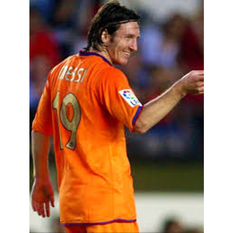 FC Barcelona 2006–07 Away Messi Jersey – Men’s XL | Vintage Nike Football Shirt