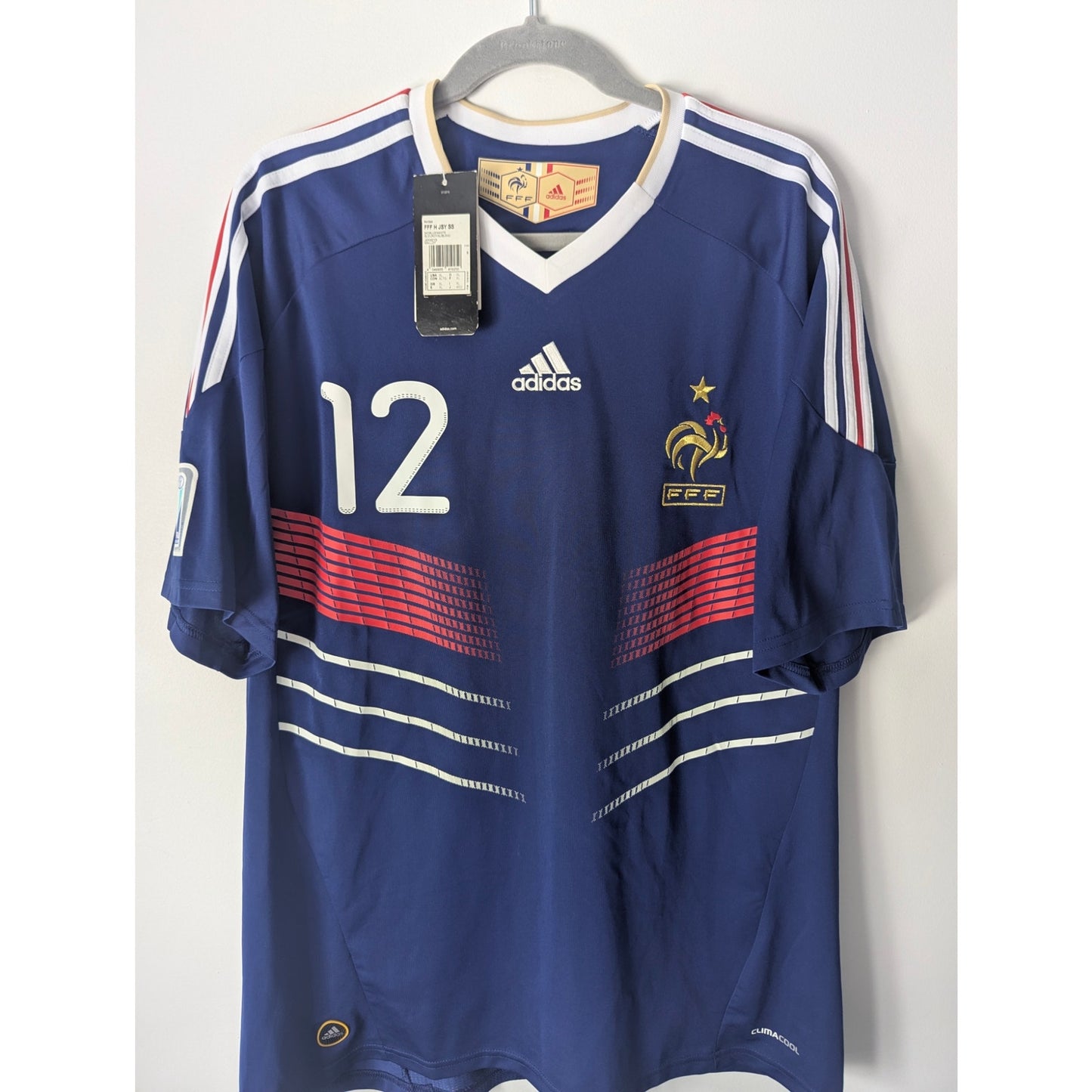France 2010 Home Henry Authentic Jersey – Men’s XL | NWT Adidas Football Shirt