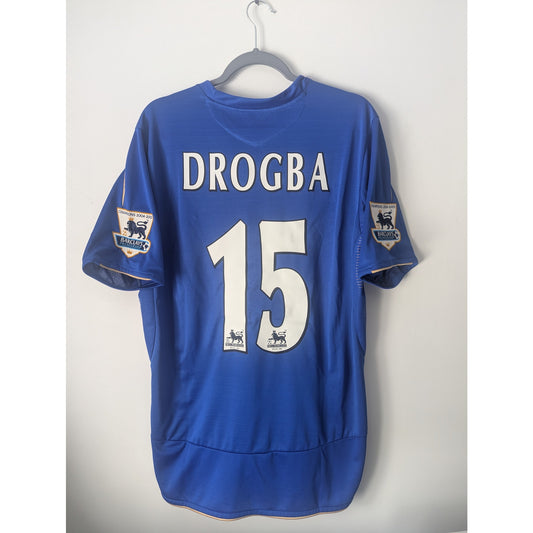 Chelsea 2005-06 Home Didier Drogba Jersey - Men's Large