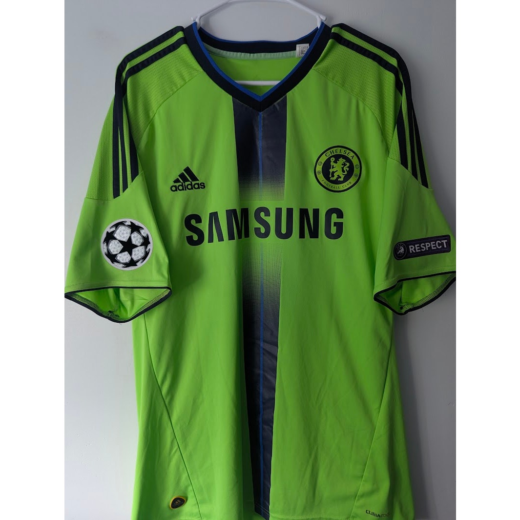 Chelsea 2010-2011 Didier Drogba Jersey - Men's Large UCL
