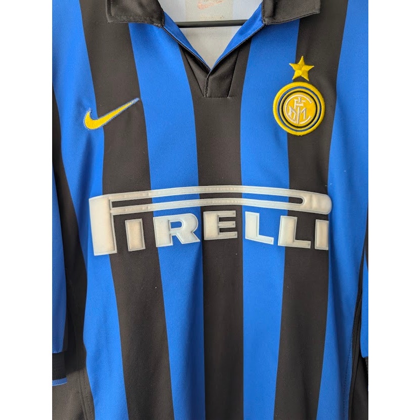 Inter Milan 1998 Home Ronaldo Jersey Men's XL Nike Serie A Fully Patched Rare