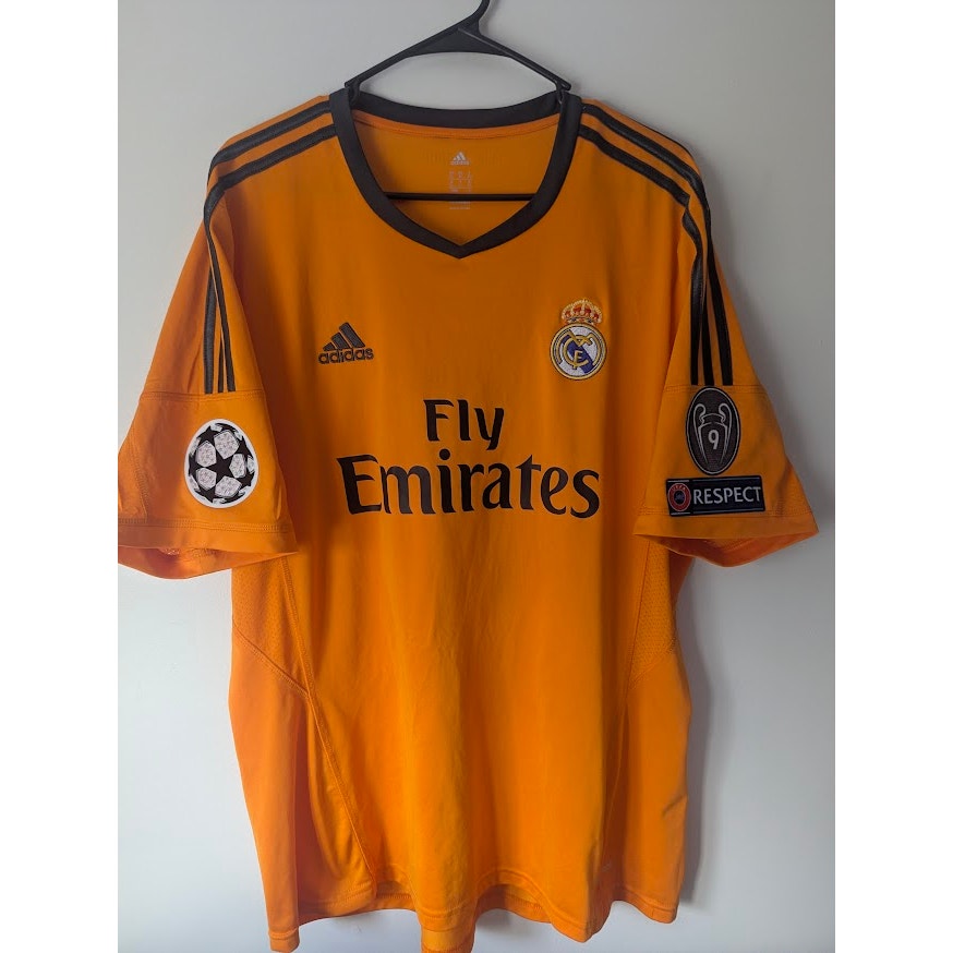 Real Madrid 2013–14 Third Ronaldo Jersey – Men’s XL | UCL Fully Patched La Décima Shirt