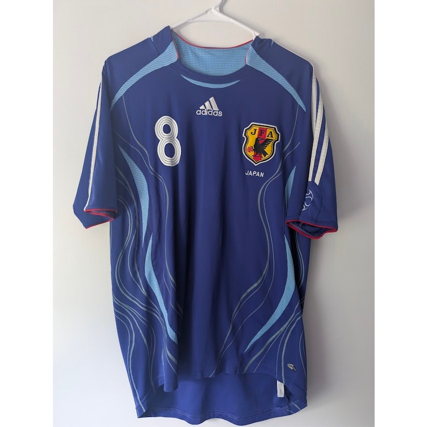 Japan 2006 Home Hidetoshi Nakata Jersey Men’s Large Adidas World Cup Soccer Shirt