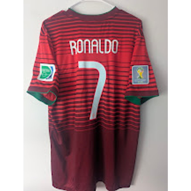 Portugal 2014 Cristiano Ronaldo Home Jersey Men’s XL Nike World Cup Soccer Shirt